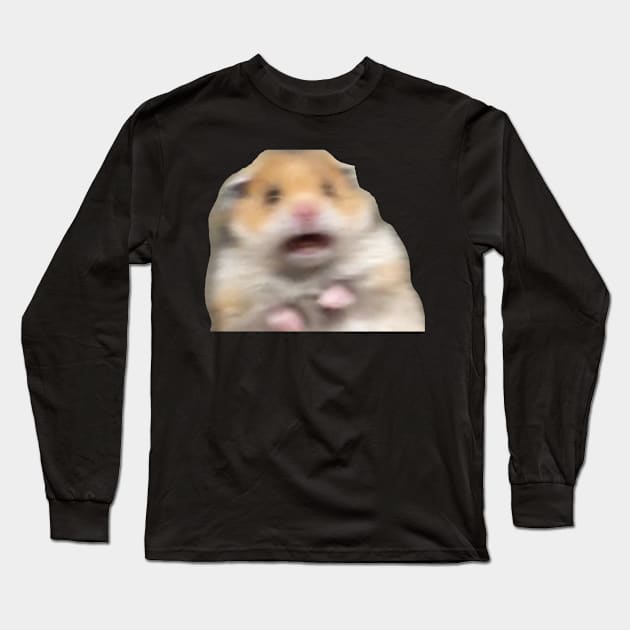 Hamster meme Long Sleeve T-Shirt by idkco